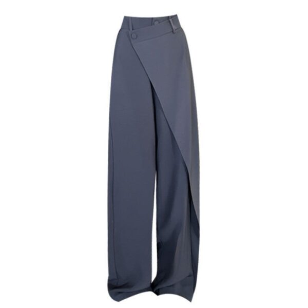 Irregular Wide-leg Pants Ins Fashion Loose Trousers Women's Clothing - Image 2