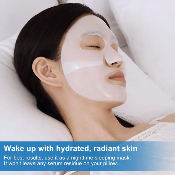 Deep Collagen Overnight Mask The Real Collagen Facial Sheet Masks With Low Molecular Weight Collagen For Elasticity Firming - Image 2